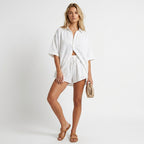 Loovay Aurelia Set, Luchtige Blouse en Short