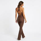 Loovay Sienna Lace Jumpsuit, open rug design