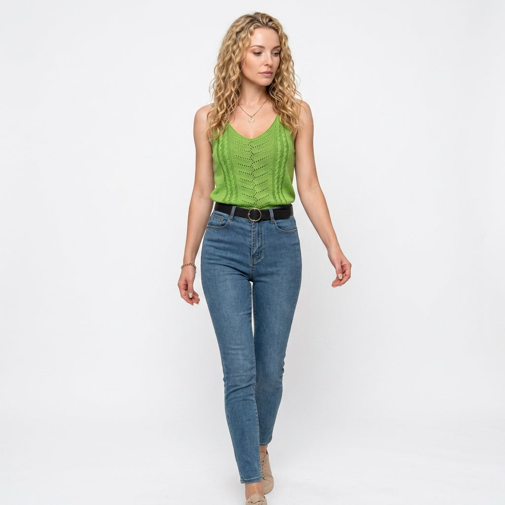 Loovay Luna - Dames opengebreide top