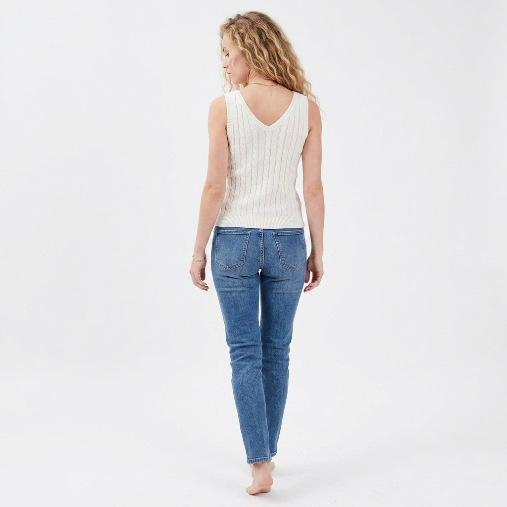 Loovay Luna - Dames opengebreide top