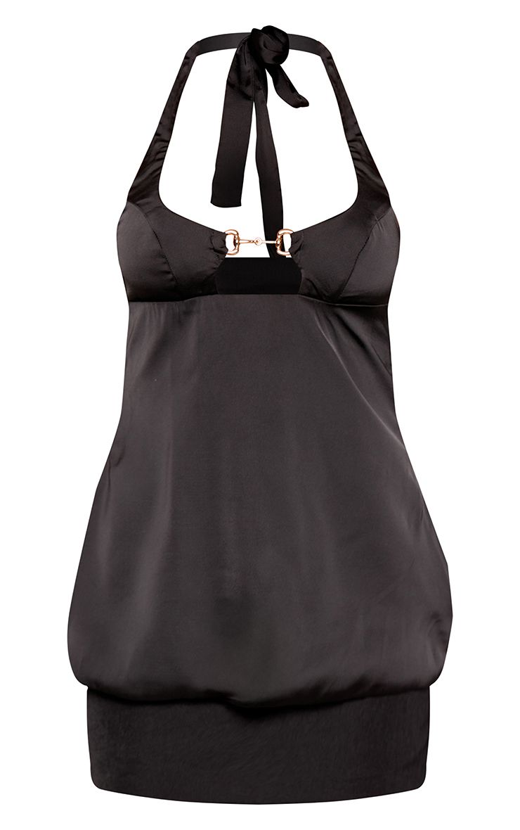 Loovay Veloura Jurk, Satijnen Halter Mini met Open Rug