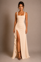 Loovay Ardelia Maxi Feestjurk met Split
