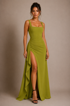Loovay Ardelia Maxi Feestjurk met Split