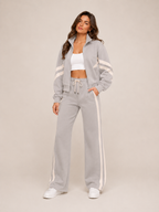 Loovay Zolenne Trainingsset, Ritsvest en Wide Leg Broek