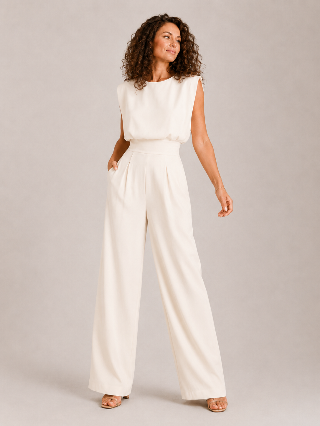 Loovay Veloria Jumpsuit, Hoge Taille
