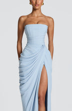 Loovay Lorienne Jurk, Strapless Maxi Design
