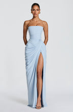 Loovay Lorienne Jurk, Strapless Maxi Design