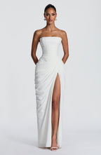 Loovay Lorienne Jurk, Strapless Maxi Design