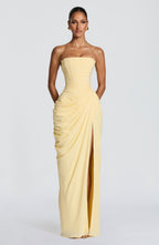 Loovay Lorienne Jurk, Strapless Maxi Design