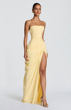 Loovay Lorienne Jurk, Strapless Maxi Design