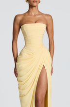 Loovay Lorienne Jurk, Strapless Maxi Design