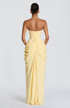 Loovay Lorienne Jurk, Strapless Maxi Design