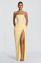 Loovay Lorienne Jurk, Strapless Maxi Design
