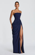 Loovay Lorienne Jurk, Strapless Maxi Design