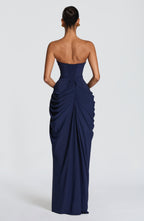 Loovay Lorienne Jurk, Strapless Maxi Design