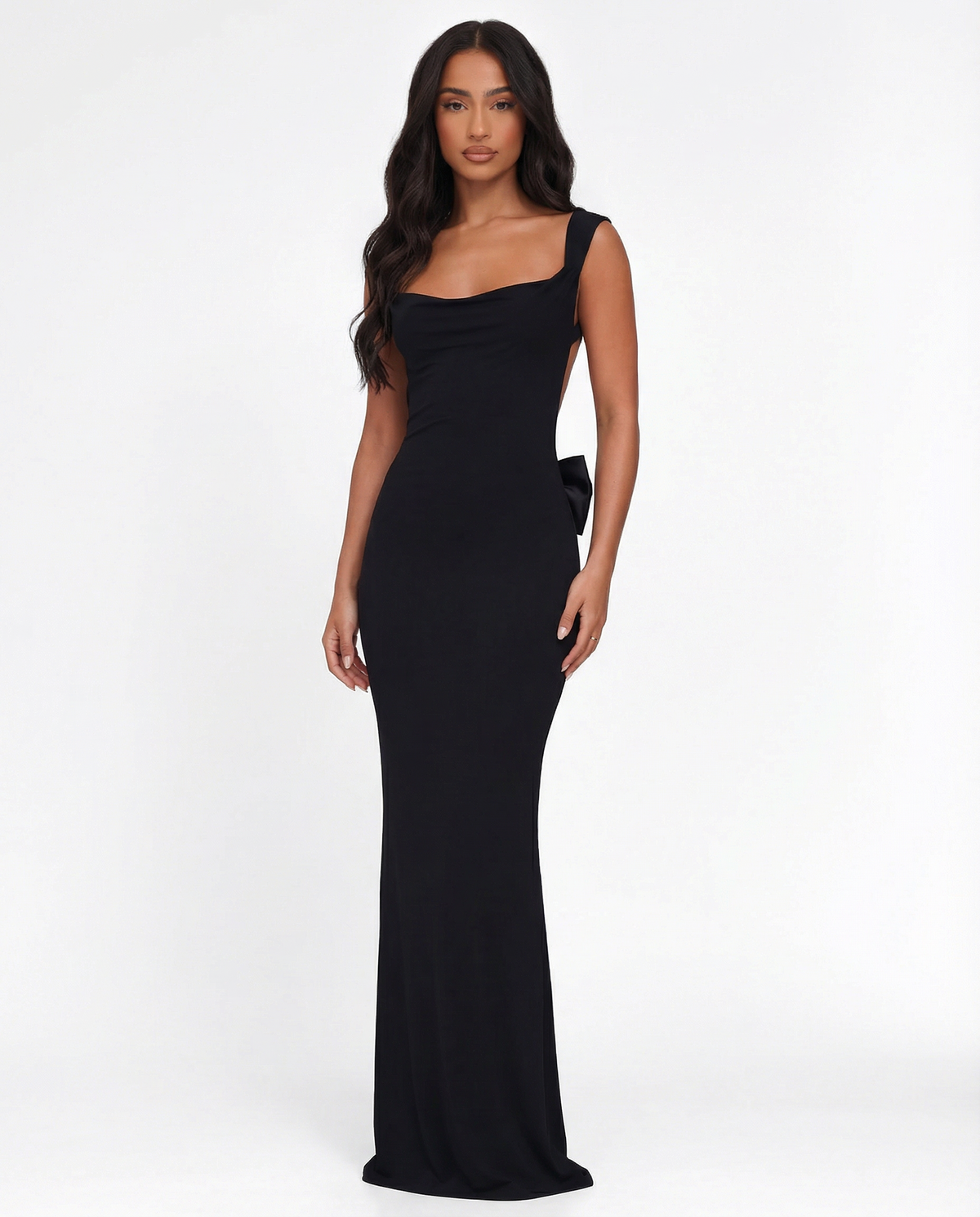 Loovay Fleurina Maxi Jurk met Open Rug