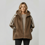 Loovay Cadora Faux Fur Jas met Capuchon