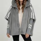 Loovay Cadora Faux Fur Jas met Capuchon