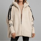 Loovay Cadora Faux Fur Jas met Capuchon