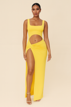 Loovay Elanique Jurk, Open Taille Maxi