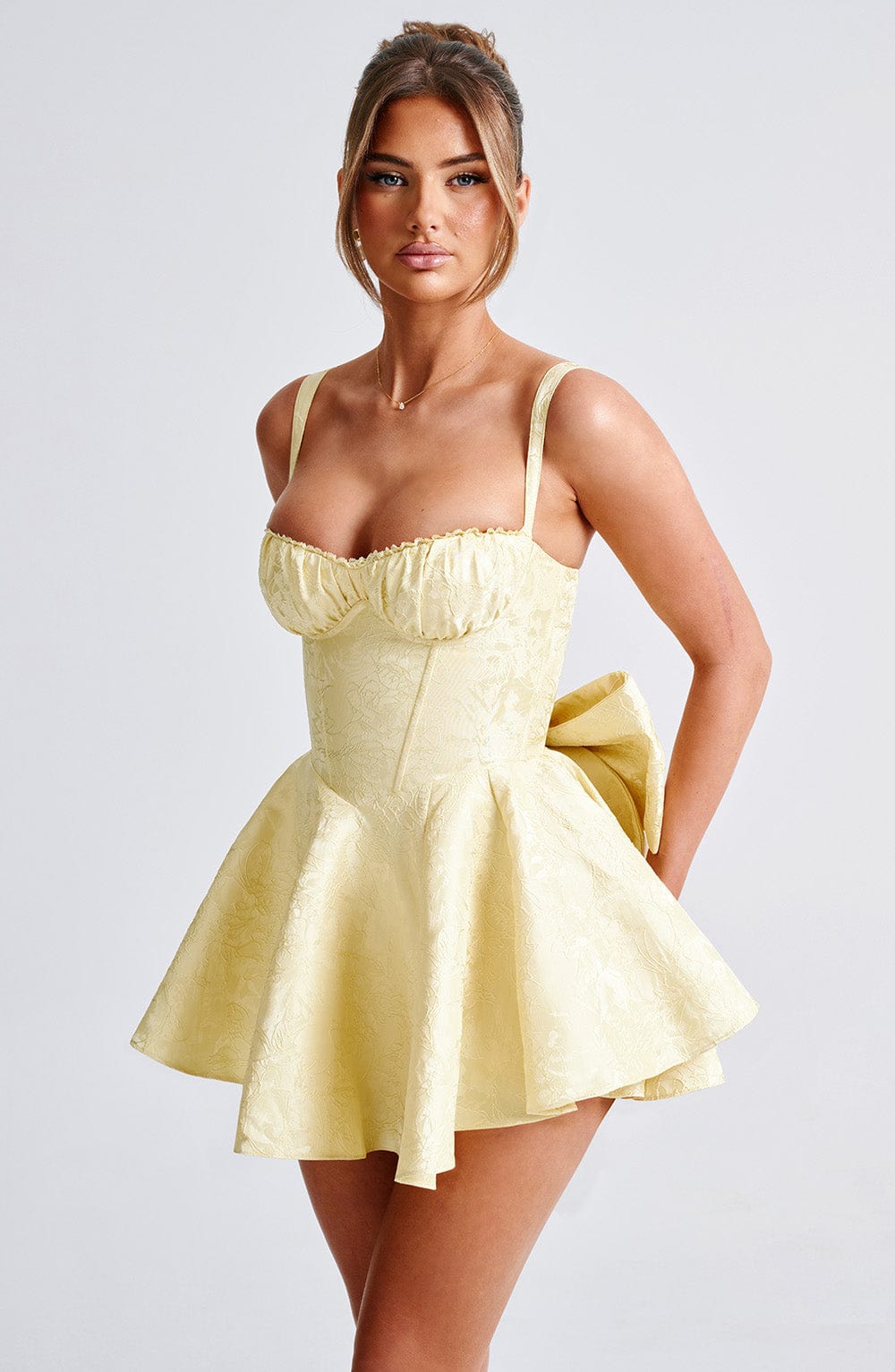 Loovay Elireva Mini Jurk met Balconette Halslijn