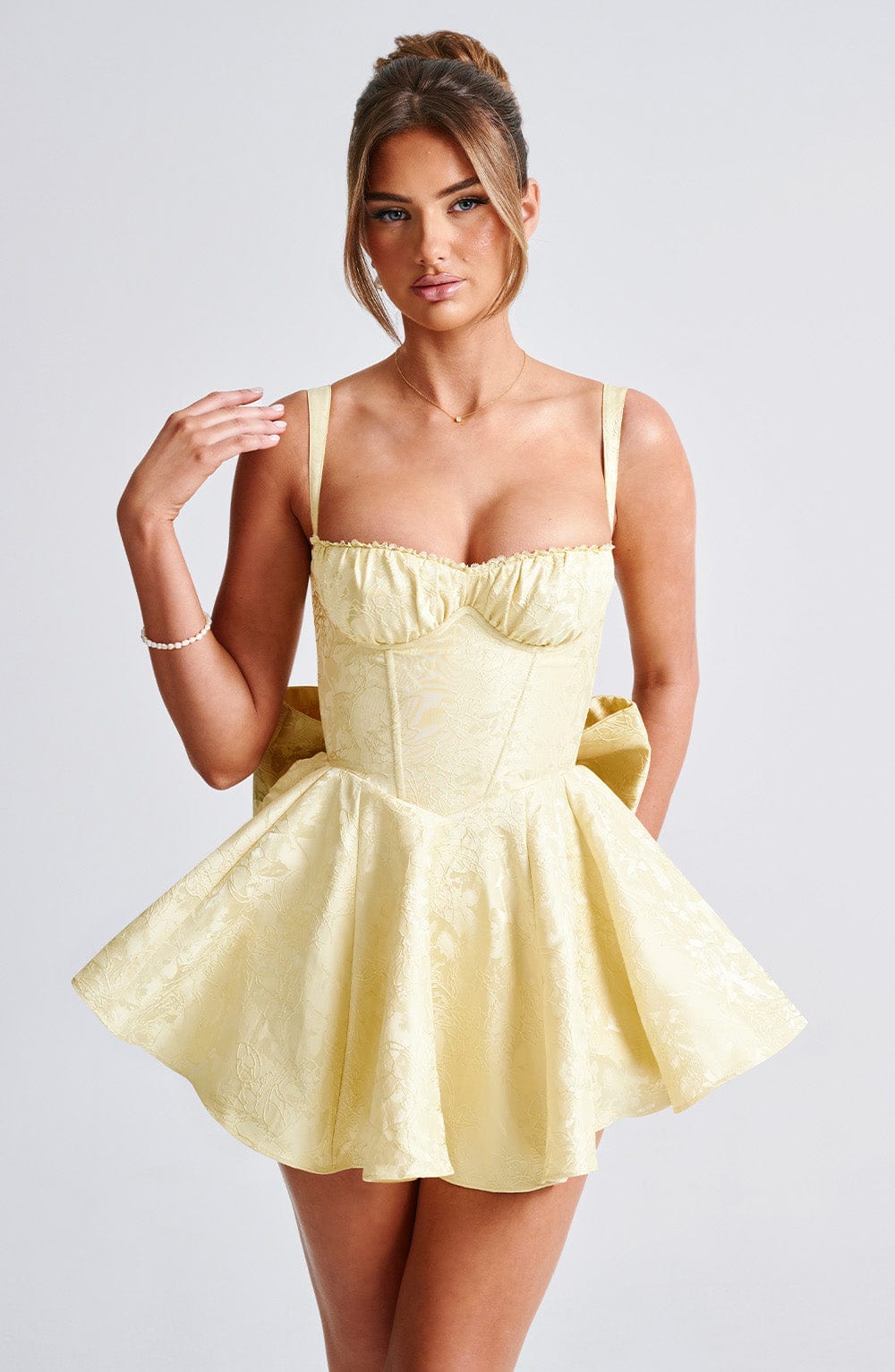 Loovay Elireva Mini Jurk met Balconette Halslijn