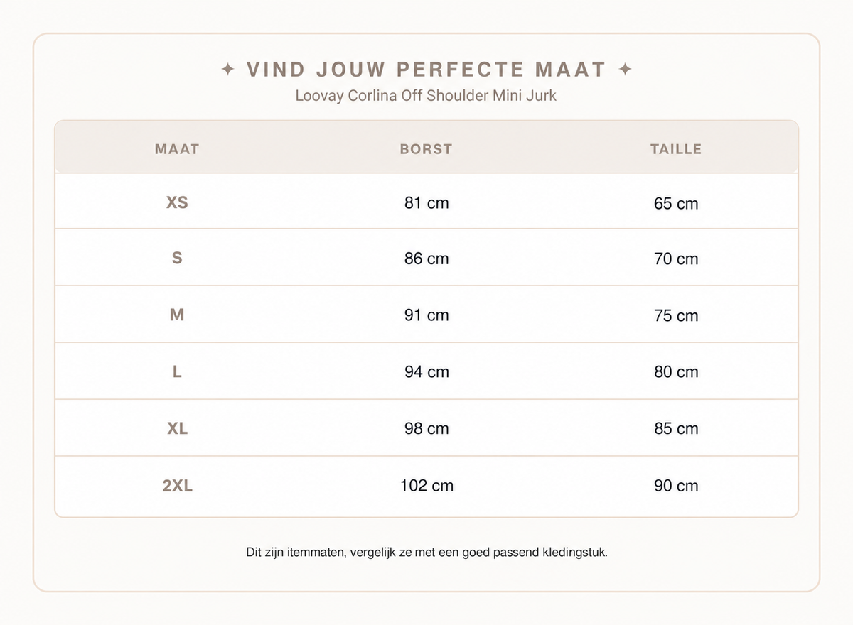 Loovay Corlina Off Shoulder Mini Jurk met Corset