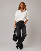 Loovay Mevrine Sweater met Halve Rits