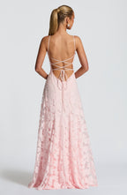 Loovay Elvienne Jurk, Gingham Midi Design