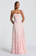 Loovay Elvienne Jurk, Gingham Midi Design