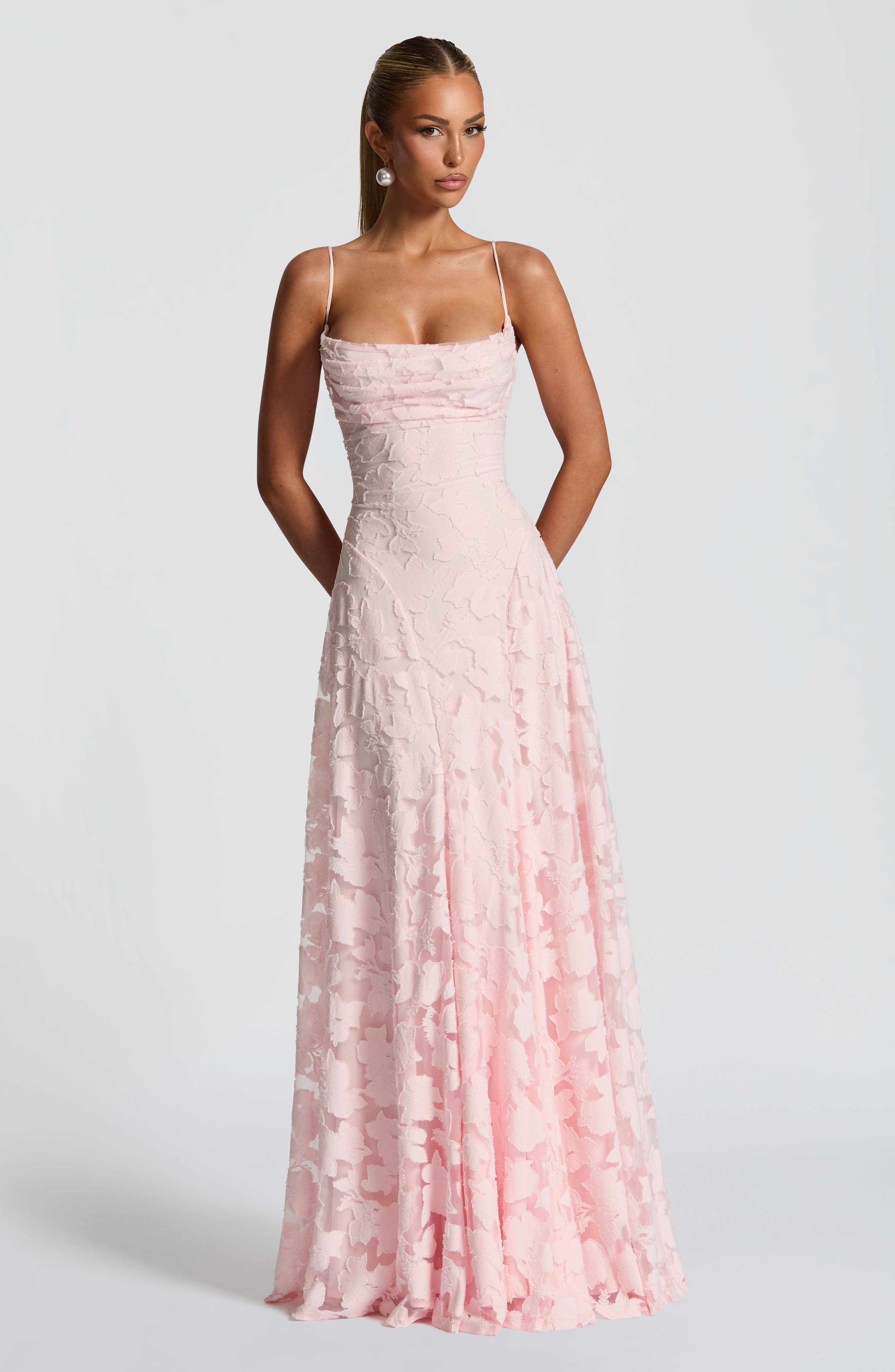 Loovay Elvienne Jurk, Gingham Midi Design