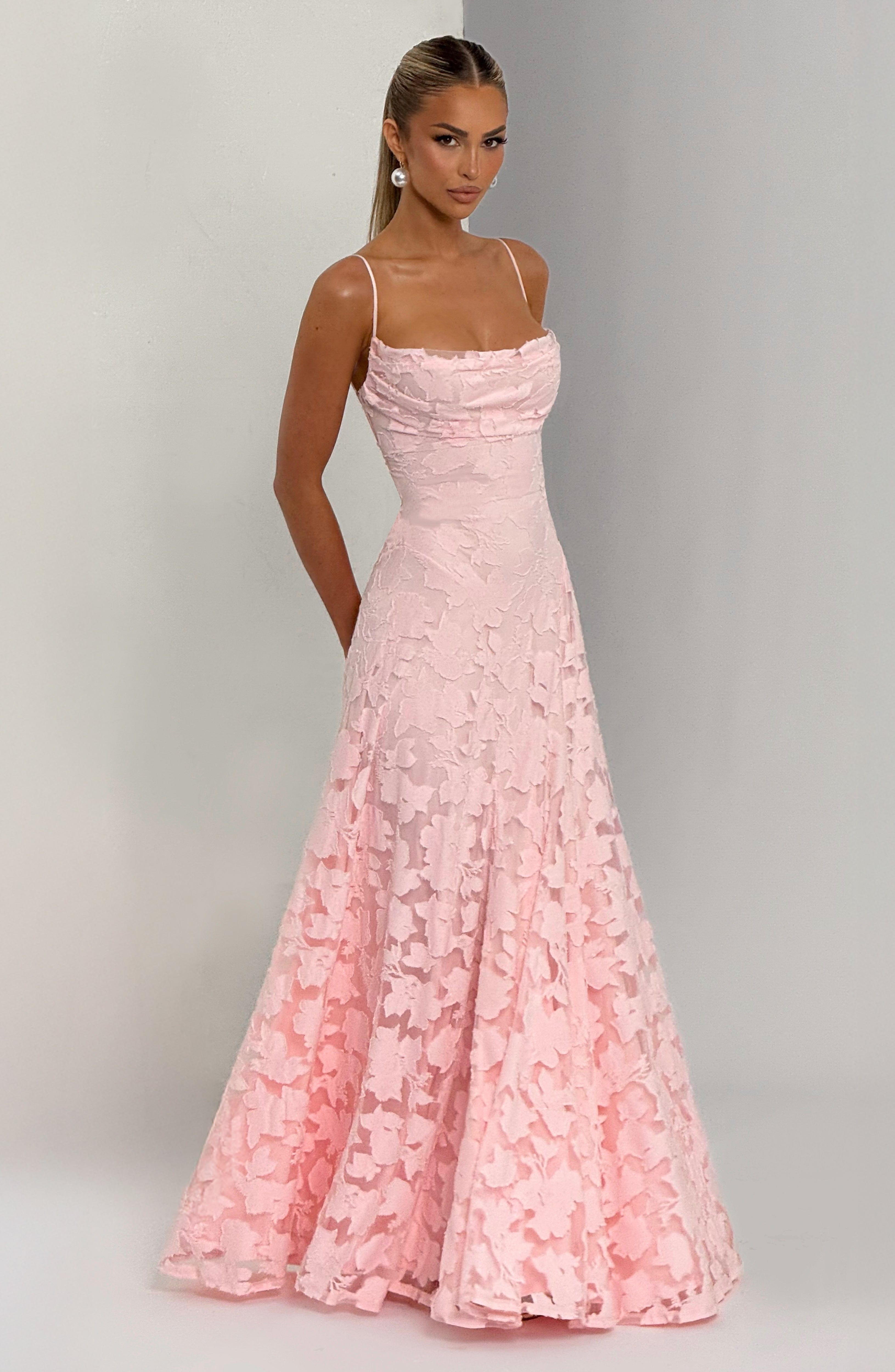 Loovay Elvienne Jurk, Gingham Midi Design