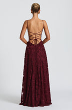 Loovay Elvienne Jurk, Gingham Midi Design