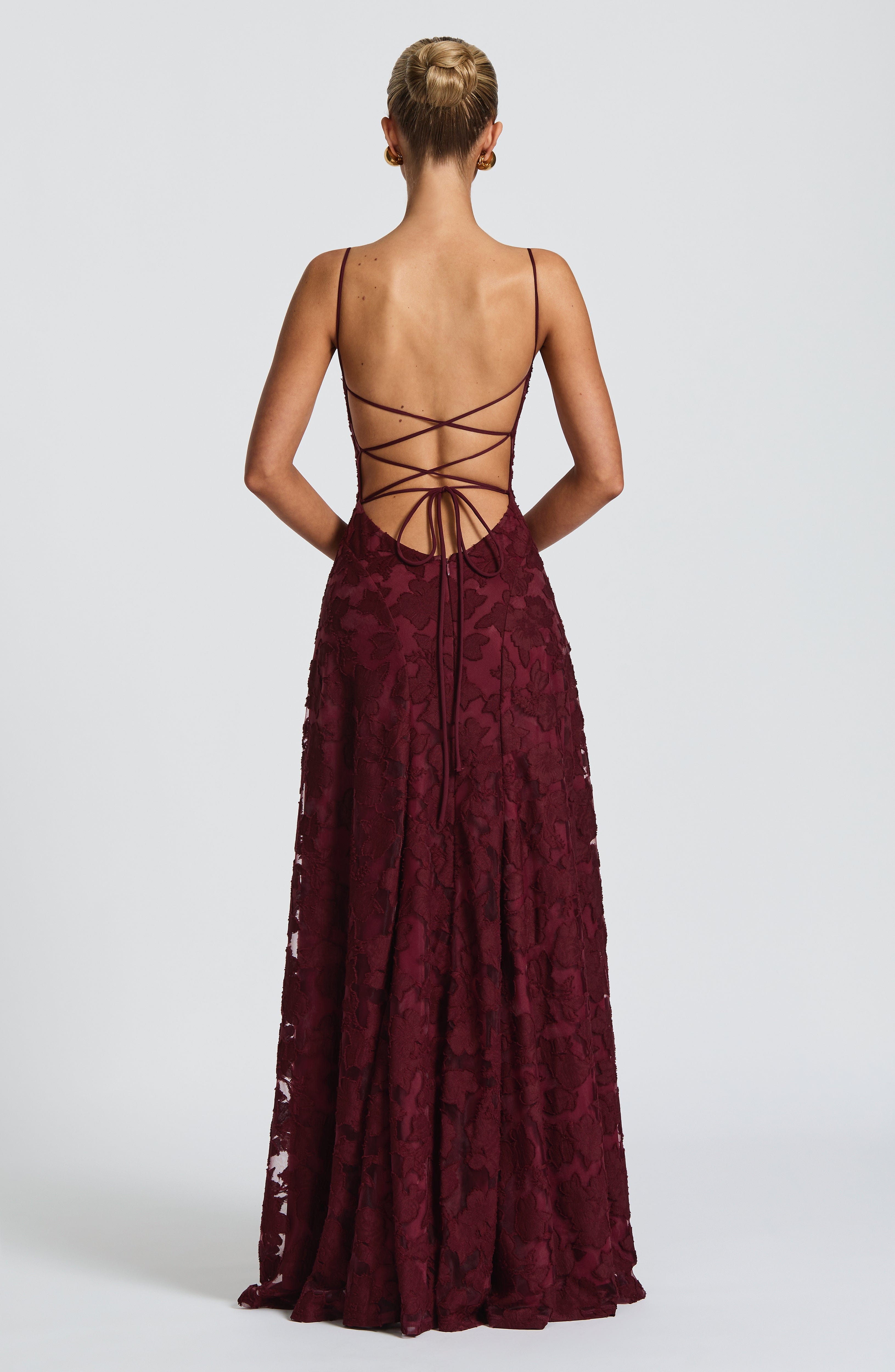 Loovay Elvienne Jurk, Gingham Midi Design