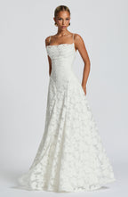 Loovay Elvienne Jurk, Gingham Midi Design
