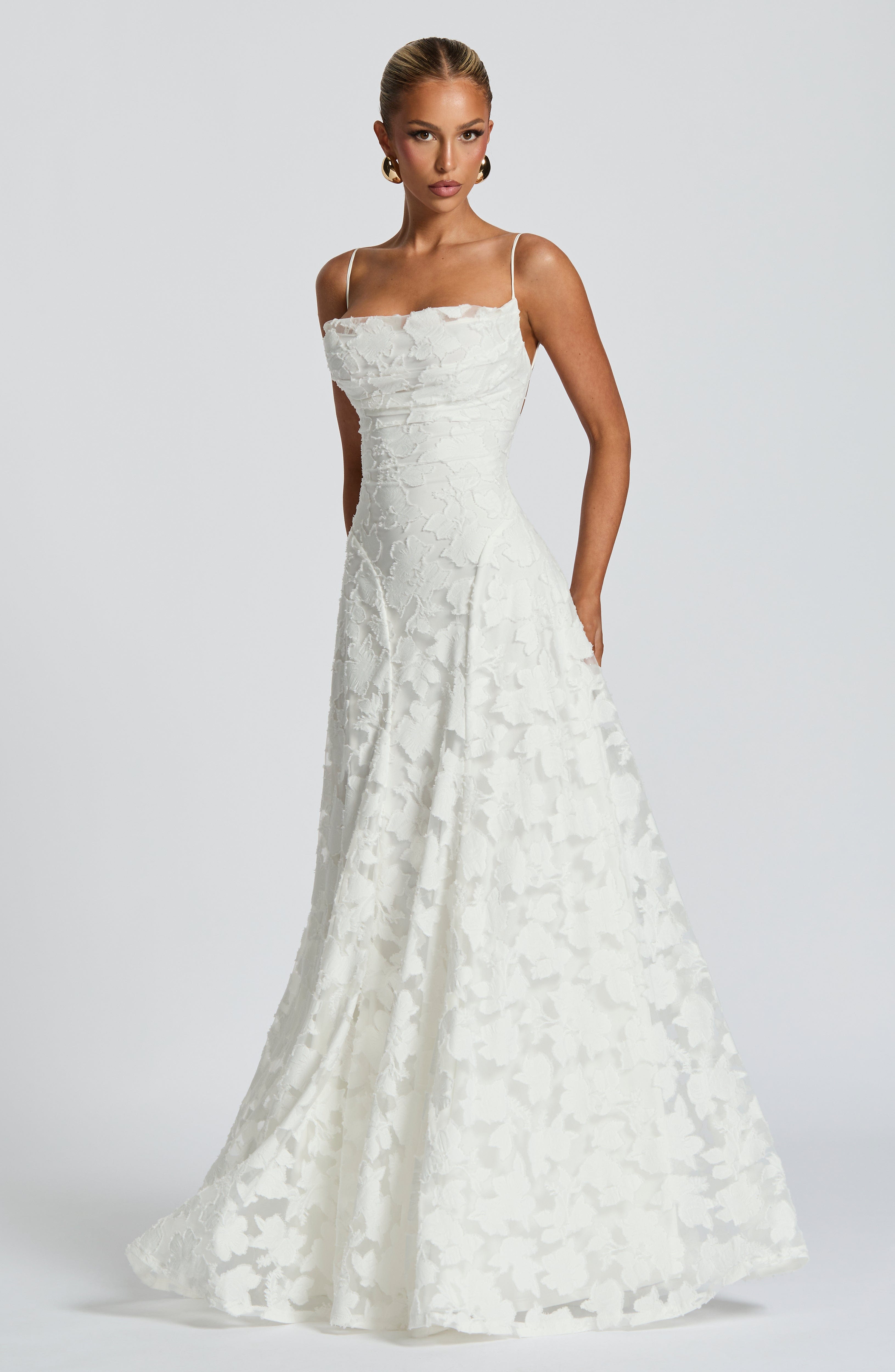 Loovay Elvienne Jurk, Gingham Midi Design
