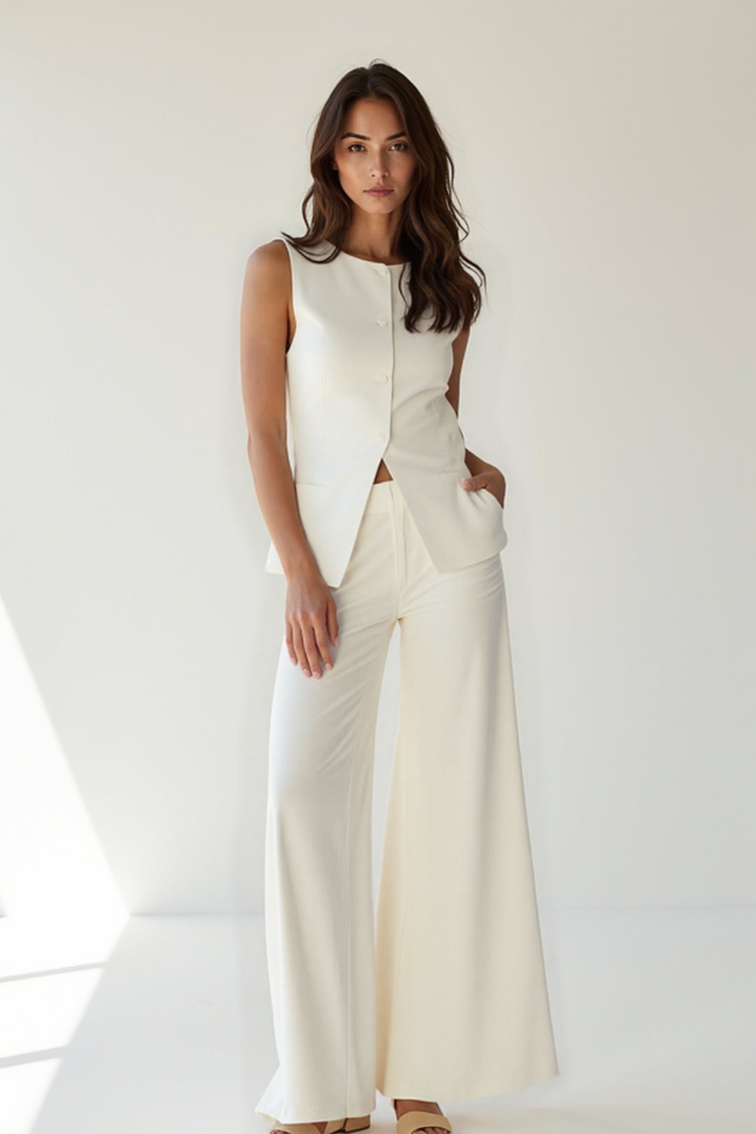 Loovay Évora, Gilet en Palazzo Broek Set