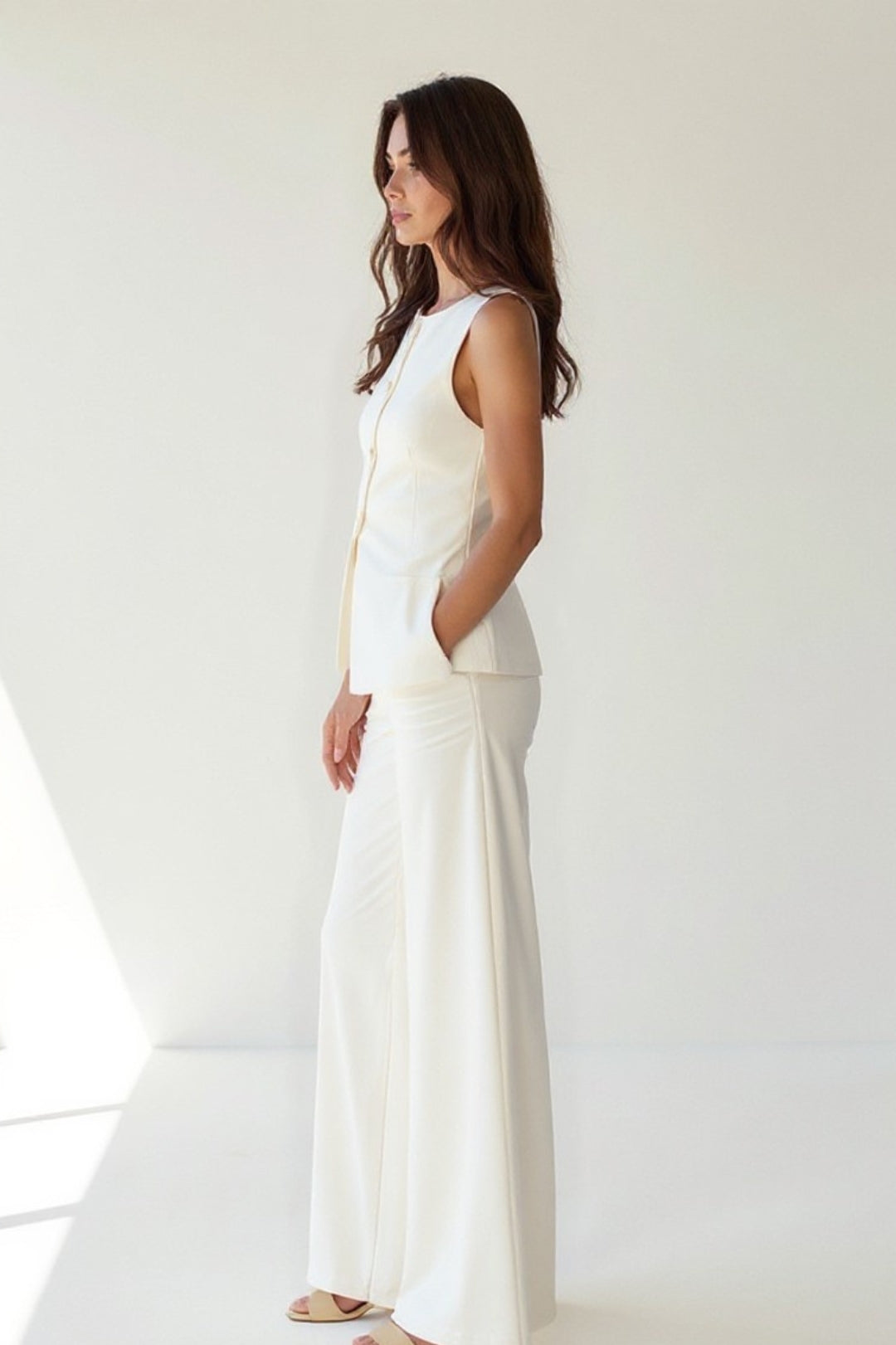 Loovay Évora, Gilet en Palazzo Broek Set