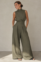 Loovay Dianora, Mouwloos Wide Leg Design