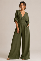 Loovay Virella Jumpsuit, Wide Leg Design