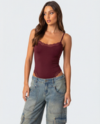 Loovay Babylune Bodysuit met Kant
