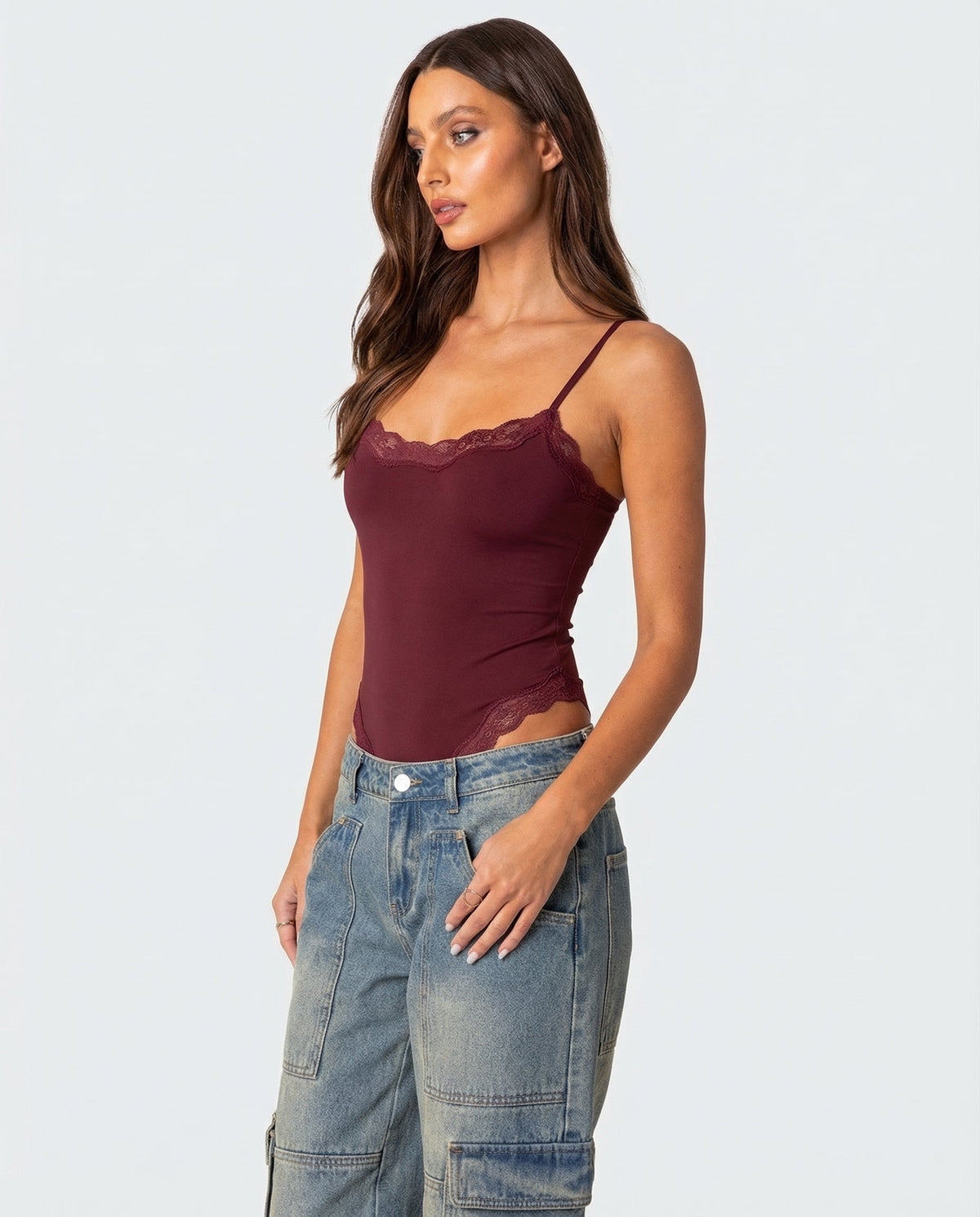 Loovay Babylune Bodysuit met Kant