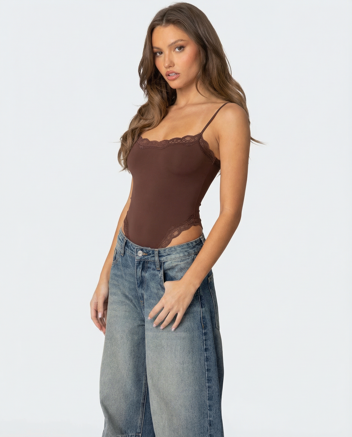 Loovay Babylune Bodysuit met Kant