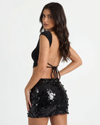 Loovay Éclatelle Pailletten Mini Rok