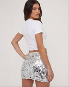Loovay Éclatelle Pailletten Mini Rok