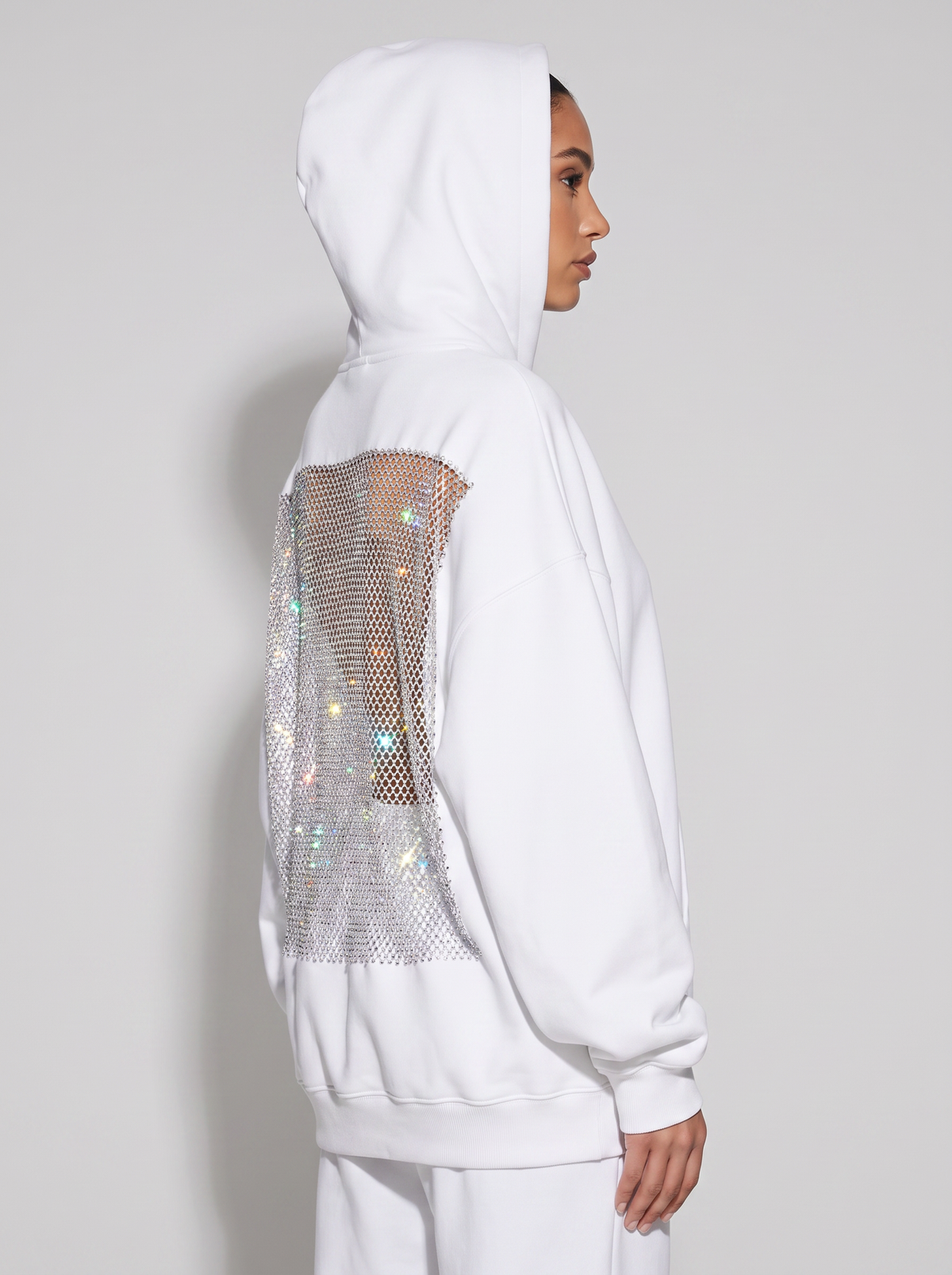 Loovay Solena Crystal Back Hoodie
