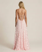 Loovay Floravelle, Kanten Maxi Jurk met Bloemen