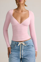 Loovay Solenne, Sculpt V Hals Top