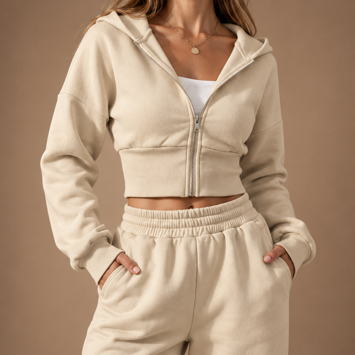 Loovay Lioren Cropped Trainingsset