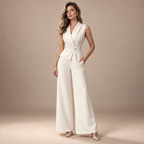 Loovay Celira Mouwloze Blazer Set